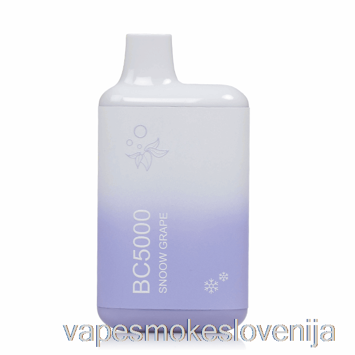 Vape Slovenija Bc5000 Za Enkratno Uporabo Snoow Grape